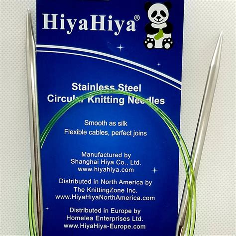 Hiya Hiya Stainless Steel Circular Knitting Needles 16