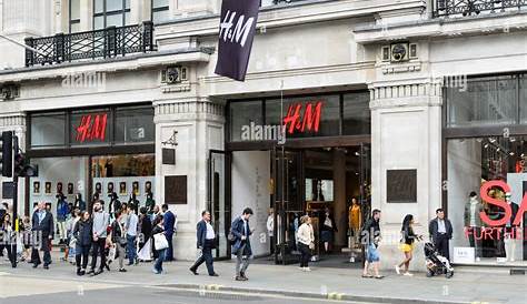 Hm London Uk H&M Department Store On Oxford Circus In Editorial