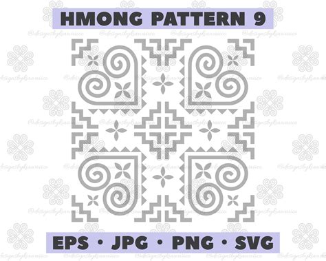 Hmong Design Pattern Printable