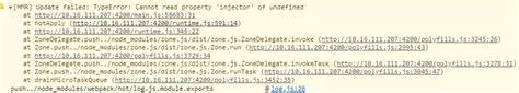 Hmr Update Failed Error Injector Has Already Been Destroyed
