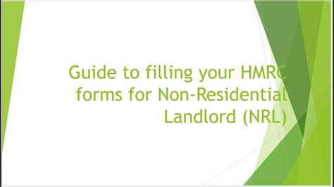 hmrc non resident landlord register agent