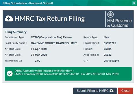 hmrc online return