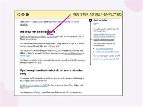 hmrc self registration