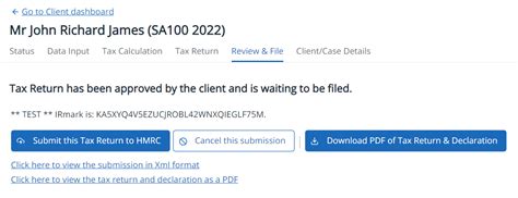hmrc submit tax return