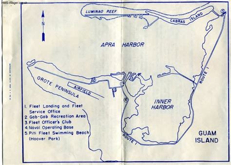 hms wager route map