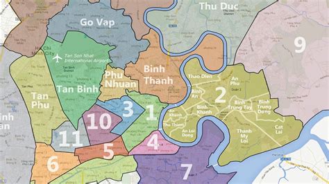 ho chi minh map districts