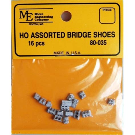 Ho Scale Bridge Shoes
