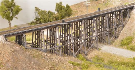 Ho Scale Trestle Bridge Plans