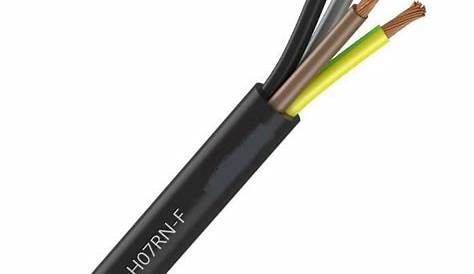 HP504701 Cable HO7RNF 4x2,5 mm² noir au mètr 115009