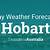 hobart weather forecast 14 days bom