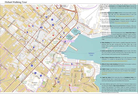 hobart city street map