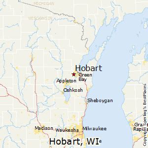 Hobart Wi Map