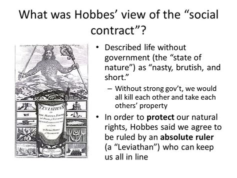hobbes view of social contract