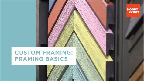 Hobby Lobby Custom Framing Time