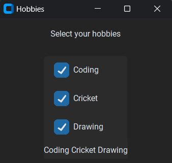 Hobby Selector Tool