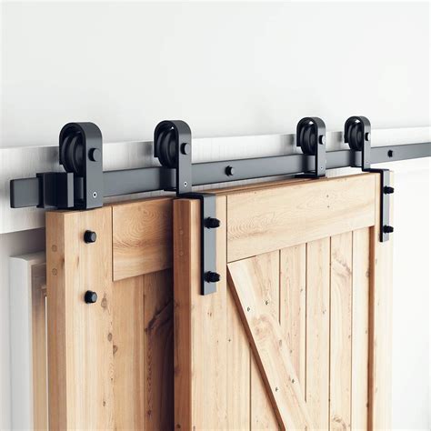home.furnitureanddecorny.com:hobby size sliding barn door rail hardware