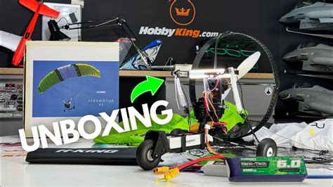 HKing Paramotor V2 w/LED Light Bar 2400mm (PNF) • UNBOXING • (English
