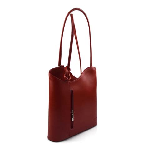 Hobo Red Backpack Purse