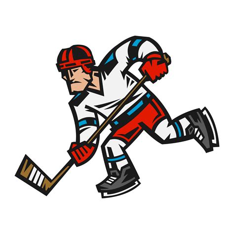 Hockey Player Vector