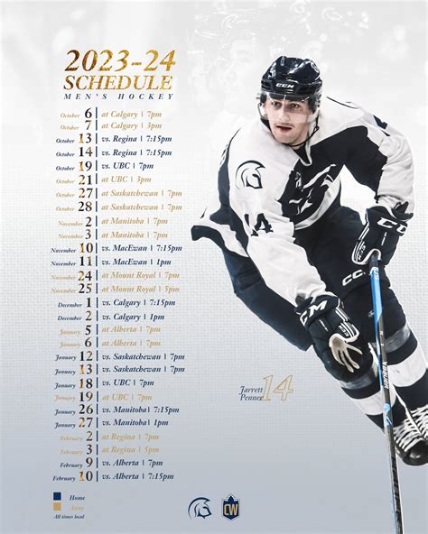 hockey schedule for 2023