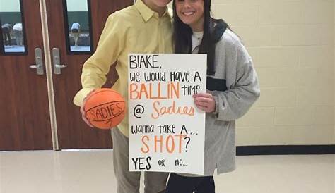 Hoco Proposal Ideas Basketball Promposal For Players Cute s