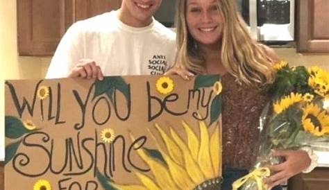 Hoco Proposal Ideas Sunflower 41 Amazing For Posters