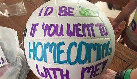 Hoco Proposal Ideas Volleyball Cute s