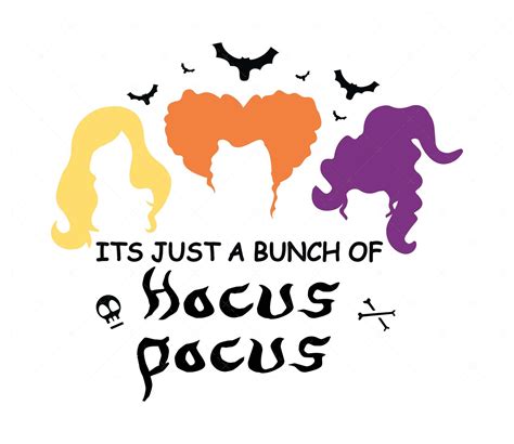Halloween Hocus Pocus SVG, Cut File Vinyl, Trick or Treat, Silhouette