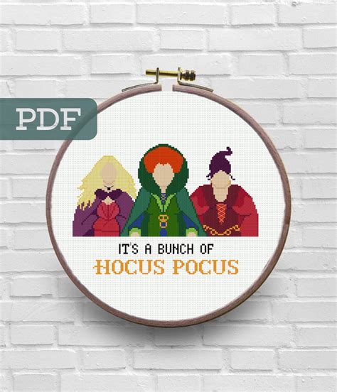 Hocus Pocus Cross Stitch Pattern