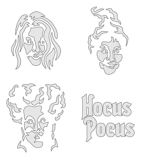 Hocus Pocus Printable Pumpkin Stencil