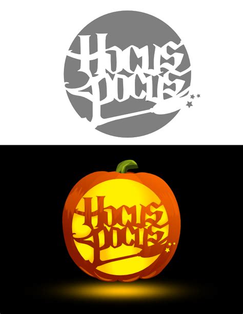 Hocus Pocus Pumpkin Stencils Free Printable