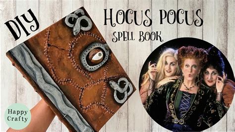 Hocus Pocus Spell Book Diy