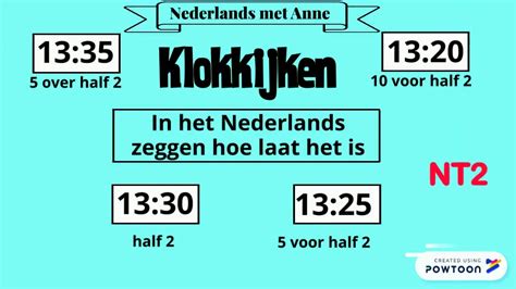 hoe laat in nederland