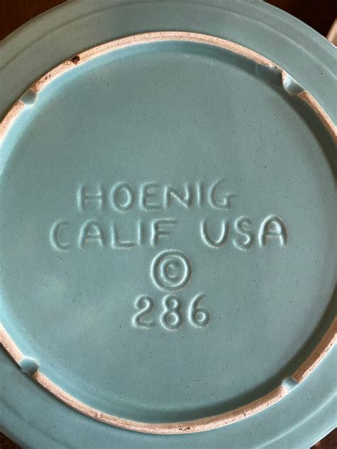 hoenig of california pottery