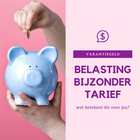 hoeveel belasting over vakantiegeld