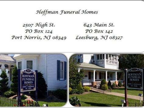 hoffman funeral home services