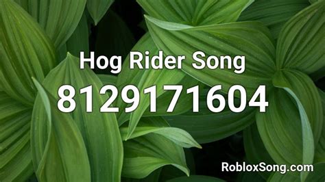 hog rider earrape Roblox ID - Roblox music codes