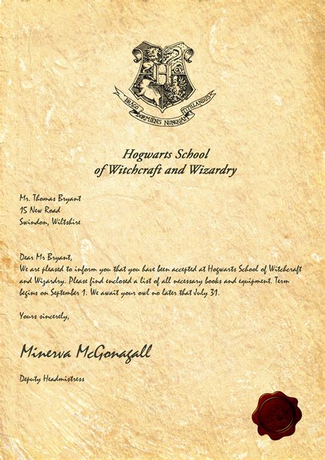Hogwarts Acceptance Letter TEMPLATE by HogwartsBound on DeviantArt