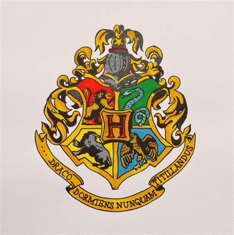 BIG Hogwarts Printable Crest PDF 24x22 Full Colour