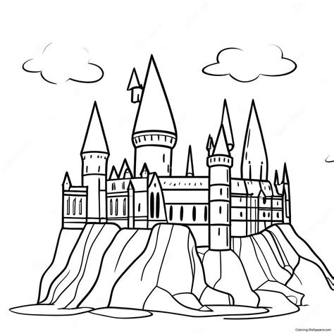Hogwarts Interior Coloring Page
