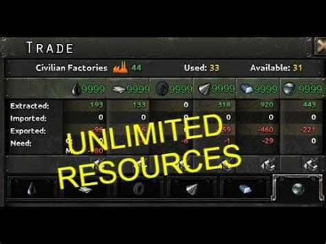 Hoi4 Command To Add Resources