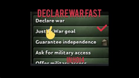 Hoi4 Declare War Command