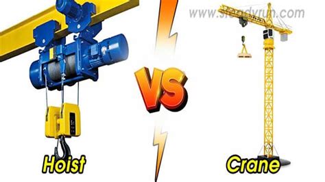 Hoist Vs Crane