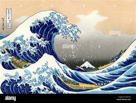 hokusai wave original