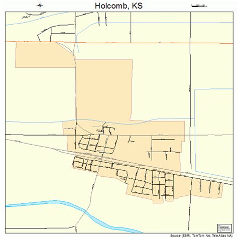 Holcomb Kansas Map