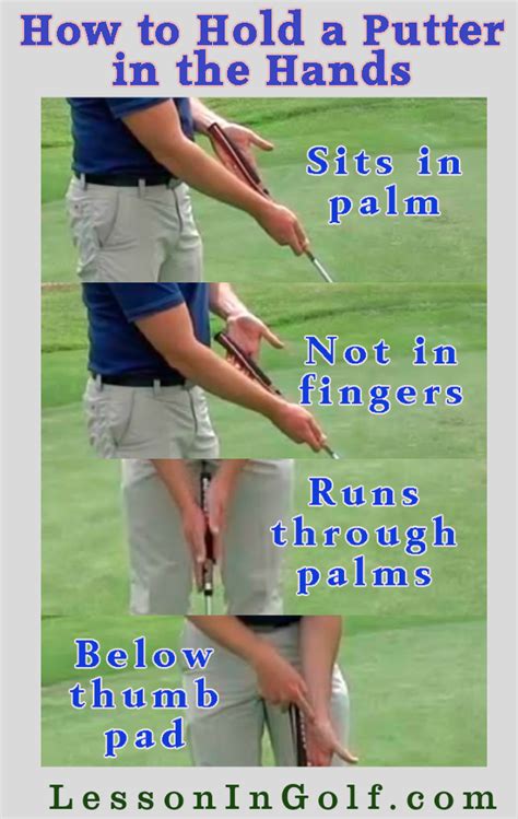 Hold Putter Properly