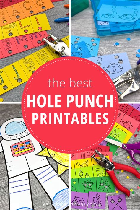 Hole Punching Worksheets
