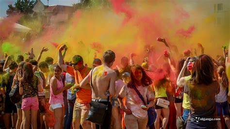 Festival of Colors Holi in Tula, Russia Editorial Photography Image
