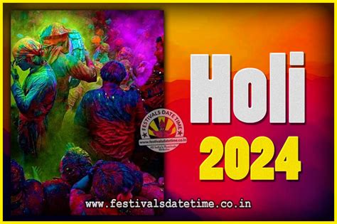 holi festival 2024 dates