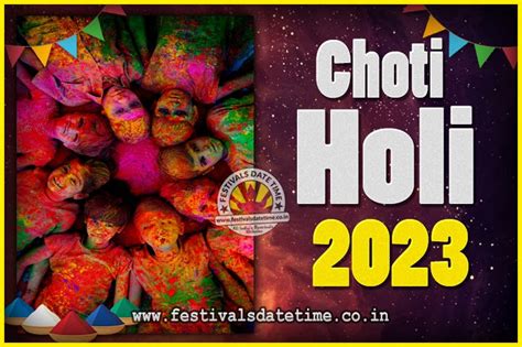 holi festival date 2023
